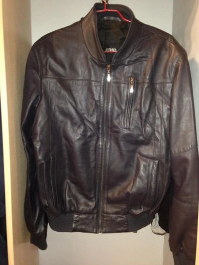 Лот: 5327096. Фото: 1. кожаная куртка мужская. Верхняя одежда