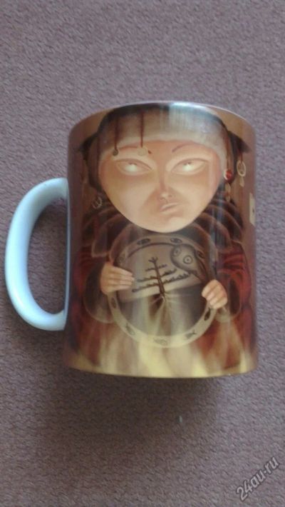 Лот: 4389756. Фото: 1. Кружка с шаманом. Кружки, стаканы, бокалы