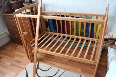 Лот: 7651515. Фото: 1. кроватка кровать для ребенка. Детские кровати и кроватки