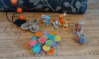 Лот: 3469978. Фото: 1. свечи фигурки и для романтика. Свечи