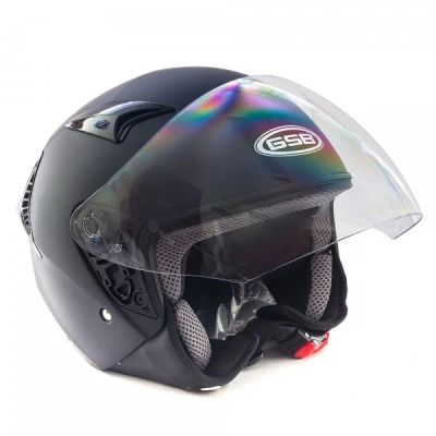 Лот: 11224712. Фото: 1. Шлем Открытый G-240 Black Glossy... Аксессуары
