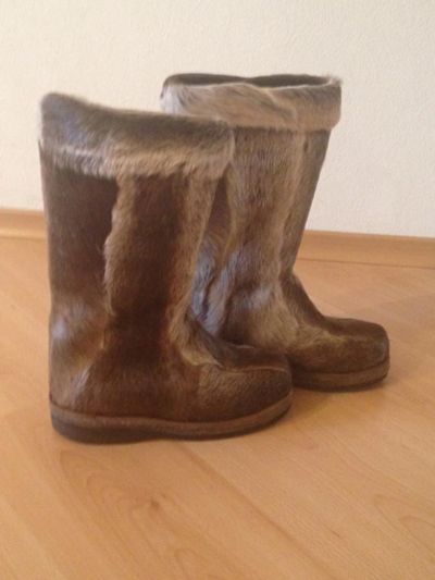 Лот: 6403860. Фото: 1. Унты самые настоящие!!!!38 размер... Угги, унты, валенки