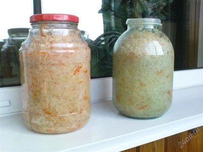 Лот: 826589. Фото: 1. Капуста квашенная 3л*2шт (вместе... Домашние заготовки