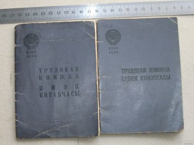 Лот: 12207861. Фото: 1. Трудовая книжка советская 1954... Документы, ценные бумаги, письма