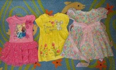 Лот: 8388971. Фото: 1. 3 платья на рост 98-110см одним... Платья, сарафаны