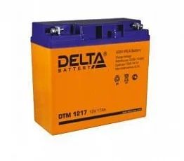 Лот: 5531264. Фото: 1. Аккумулятор Delta DTM 1217 (12В... Аккумуляторы