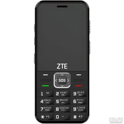 Лот: 13504535. Фото: 1. Мобильный телефон ZTE N1 Black... Кнопочные мобильные телефоны