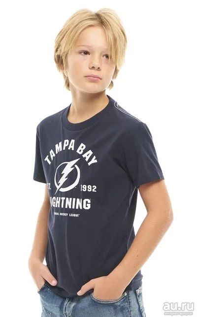 Лот: 13424120. Фото: 1. Футболка Tampa Bay Lightning... Спортивная одежда