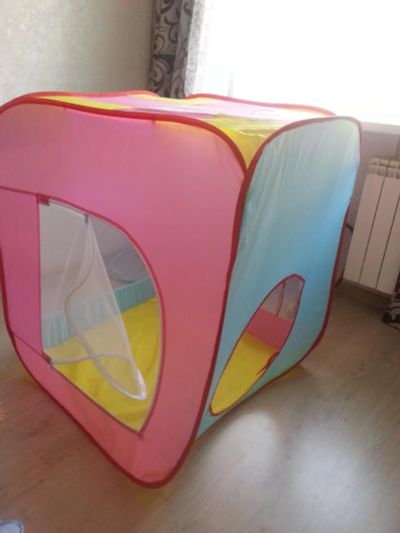 Лот: 7895933. Фото: 1. палатка домик без дефектов складная-... Игровые домики, палатки