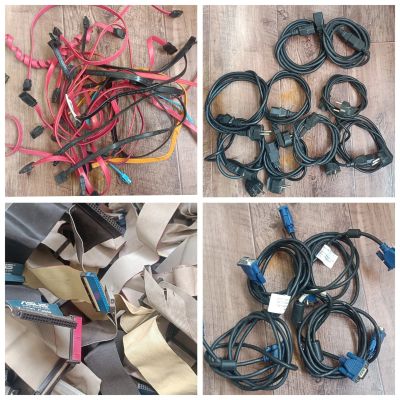 Лот: 25760900. Фото: 1. Кабель питания, VGA, SATA, шлейф... Шлейфы, кабели, переходники