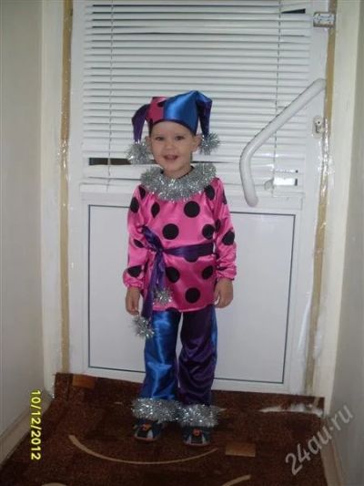 Лот: 2371033. Фото: 1. костюм петрушка на рост 98-104... Детские карнавальные, праздничные костюмы