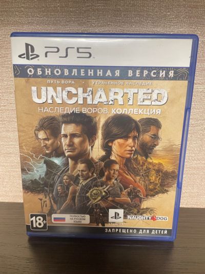 Лот: 25889553. Фото: 1. Uncharted 4 и Lost Legacy PS5... Игры для консолей