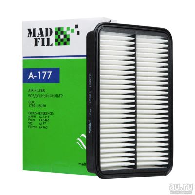 Лот: 12497190. Фото: 1. MADFIL A-177 (A456V, C27311, 17801-15070... Расходные материалы