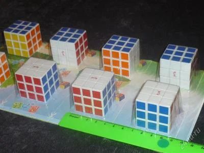 Лот: 1758975. Фото: 1. Головоломка Кубик мини 3,5 см. Головоломки