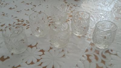 Лот: 9847466. Фото: 1. Хрустальные рюмки. Рюмки, стопки