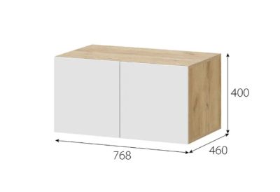 Лот: 25882613. Фото: 1. Шкаф верхний 2-х дверный АБРАУ... Шкафы, шкафы-купе