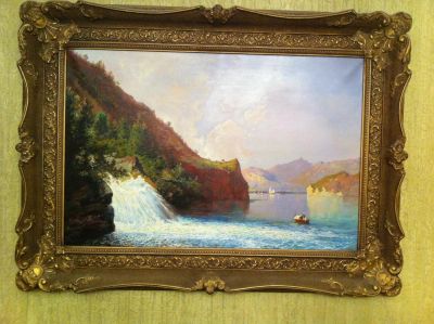 Лот: 4054994. Фото: 1. Картина в раме! Холст!. Картины, гравюры