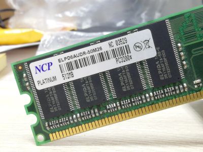 Лот: 19908545. Фото: 1. NCP DDR-400 512MB PC-3200 (NCPD6AUDR-50M26... Оперативная память