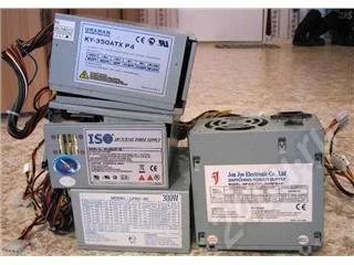 Лот: 198466. Фото: 1. Блоки питания 4шт Не рабочие/полурабочие. Корпуса, блоки питания