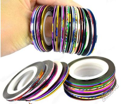 Лот: 5614874. Фото: 1. Лента для дизайна ногтей. (Гель... Украшения, дизайн ногтей