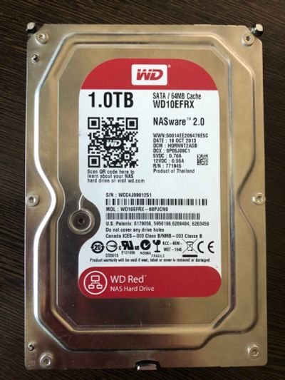 Лот: 15767302. Фото: 1. жесткий диск wd red. Жёсткие диски (HDD)