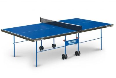 Лот: 22163297. Фото: 1. Стол теннисный Game с сеткой Синий. Другое (спортивные товары)