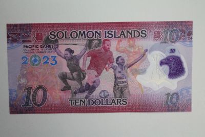 Лот: 21144527. Фото: 1. Соломоновы острова Купюра пластик... Австралия и Океания