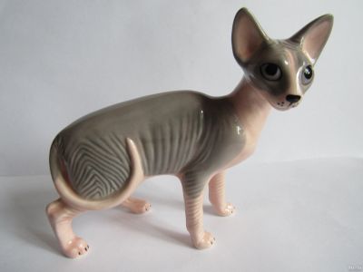 Лот: 16695646. Фото: 1. кот Сфинкс разные ,авторская керамика... Скульптуры