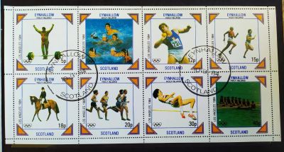 Лот: 22177487. Фото: 1. Шотландия 1984 Олимпийские игры... Марки