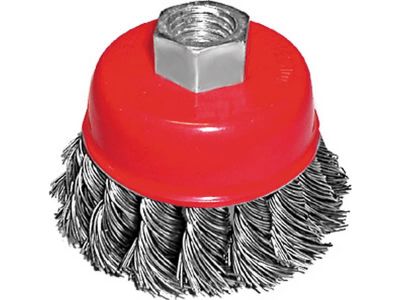 Лот: 25886964. Фото: 1. Крацовка 125мм чашка М14 витая... Расходные материалы, сменные насадки