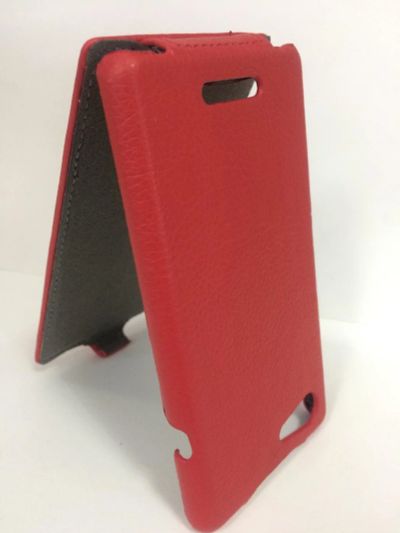 Лот: 9614085. Фото: 1. Чехол-книжка Sony Xperia E3 Красный... Чехлы, бамперы