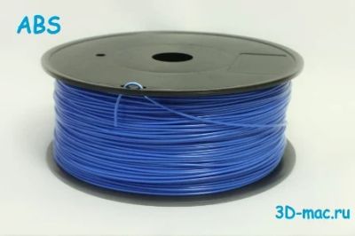 Лот: 4962085. Фото: 1. Пластик ABS для 3d принтера, Тёмно-синий... Картриджи, расходные материалы