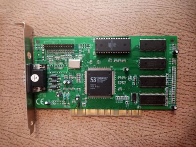 Лот: 11483378. Фото: 1. PCI видеокарта S3 Virge/dx 2mb... Видеокарты