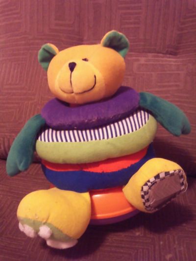 Лот: 7231998. Фото: 1. Пирамидка для малышей мягкая. Развивающие