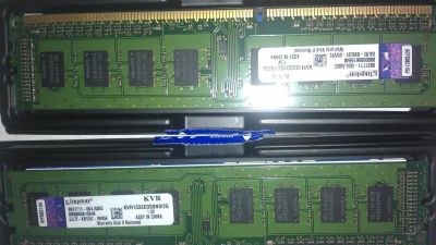 Лот: 6010226. Фото: 1. KIngston DDR3 2*2GB (KVR1333D3S8N9... Оперативная память
