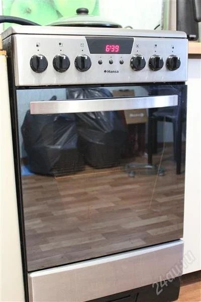 Лот: 2913580. Фото: 1. Плита керамическая Наnsa, цвет... Плиты, духовые шкафы, варочные поверхности