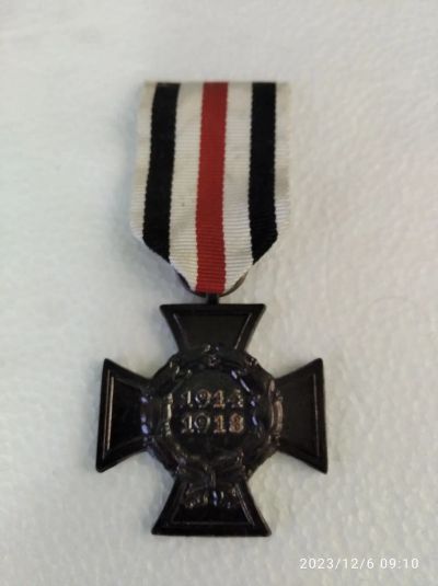 Лот: 21097857. Фото: 1. крест Гинденбурга военных заслуг... Нашивки, шевроны, погоны