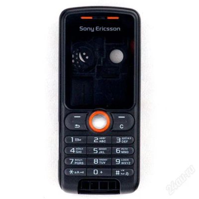 Лот: 1740883. Фото: 1. Корпус Sony Ericsson W200 (черный... Корпуса, клавиатуры, кнопки