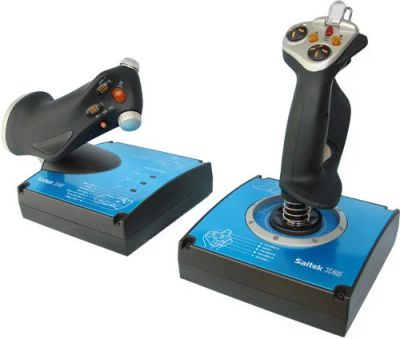 Лот: 3730560. Фото: 1. Джойстик с тротлом. Рули, джойстики