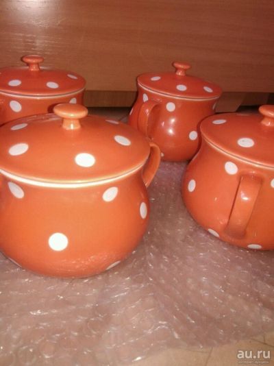 Лот: 13761532. Фото: 1. Горшочки. Другое (посуда, кухонная утварь)