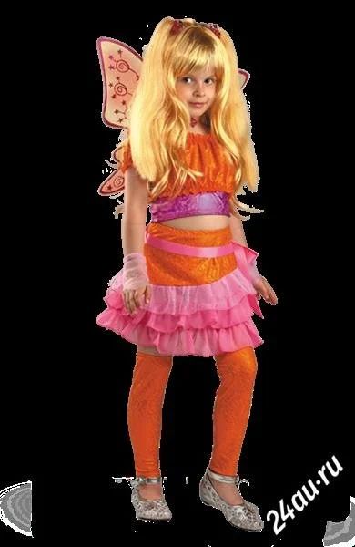 Лот: 1343103. Фото: 1. Костюм Стелла, винкс, с париком... Детские карнавальные, праздничные костюмы