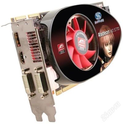 Лот: 882776. Фото: 1. sapphire RADEON HD 5770 1GB DX11. Видеокарты