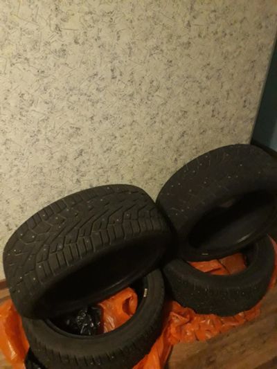 Лот: 10223845. Фото: 1. шины зимние шипованные Gislaved... Шины