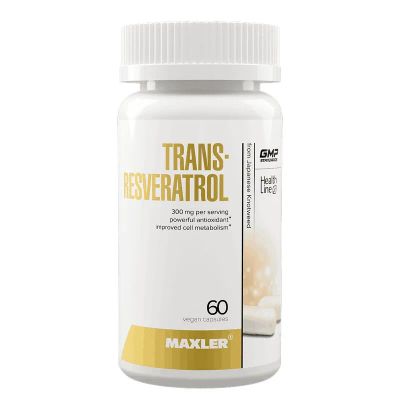 Лот: 25549585. Фото: 1. Maxler Транс-Ресвератрол капсулы... Лекарства