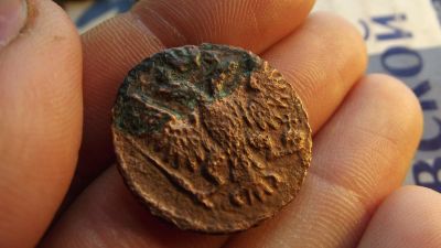 Лот: 11255786. Фото: 1. Очень интересная монета-денга... Россия до 1917 года