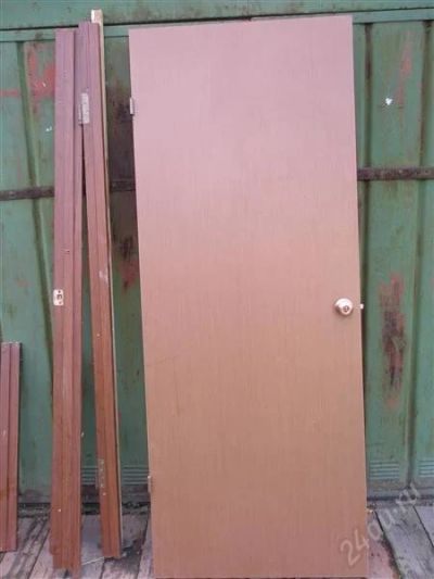 Лот: 2151688. Фото: 1. Дверное полотно с коробкой. Двери межкомнатные