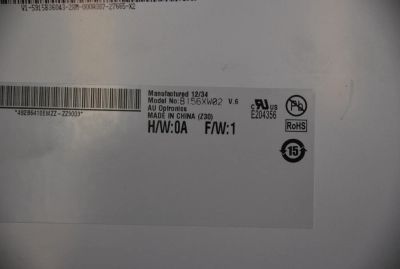 Лот: 10770932. Фото: 1. Матрица для ноутбука, экран B156XW02. Матрицы для дисплея