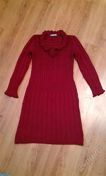 Лот: 2334088. Фото: 1. Нарядное теплое платье, 46-48... Платья