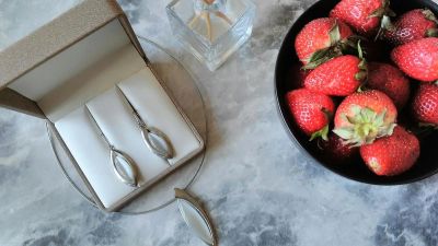 Лот: 11392677. Фото: 1. Набор "Кошачий глаз" (ожерелье... Серьги, каффы