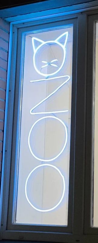 Лот: 25896318. Фото: 1. Вывеска светодиодная на окно. Рекламные материалы и оборудование